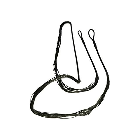 KESHES Dacron Bow String for Traditional and Recurve Bow - Bowstring 12,14,16 Strands - All Length Sizes from 44-70 Inches (AMO 50" (actual 46"), 16 Strands (recommended for up to 65lb.)) Cover