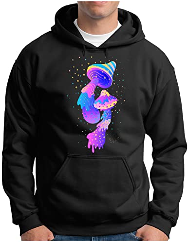 Sweat à capuche OM3 magic mushroom trip IIpy psychédélique homme