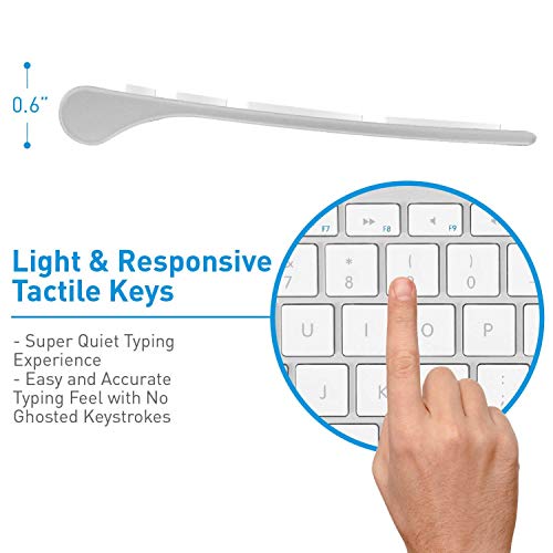 Macally USB C Wired Mouse and an Ultra Slim USB C Wired Keyboard, Simplistic Accessories for New MacBooks