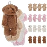 Juguetes De Peluche Versátiles: Los mini osos son perfectos como decoraciones en bodas, cumpleaños y fiestas, añadiendo un toque dulce y acogedor a cualquier evento especial