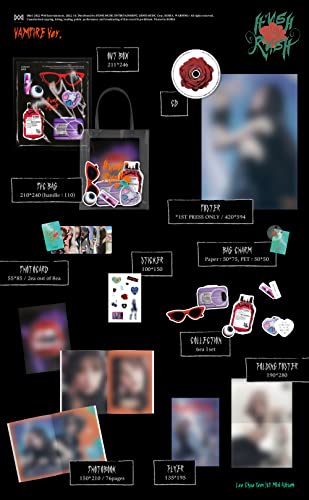 LEE CHAE YEON IZ*ONE HUSH RUSH 1st Mini Album Folded Poster A B SET