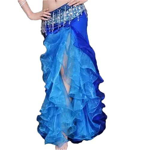 Women Dancewear Belly Dance Clothes Long Maxi Skirt Side Split Skirt Belly Dance Skirts
