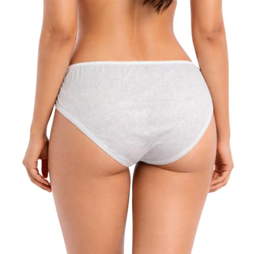 Image of Trawee Women Disposable Regular Panty | Sweat Absorbent, Breathable & Skin-Friendly | Anti-Fungal & Antibacterial Hygiene Underwear | Ideal for Travel, Spa, Hygiene & Everyday Comfort