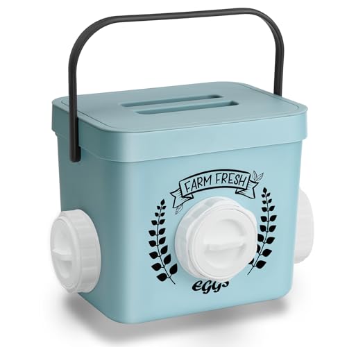 ‎Tgeyd Chicken Feeder, 10 LB Chicken Coop Accessories, Chicken Feeders