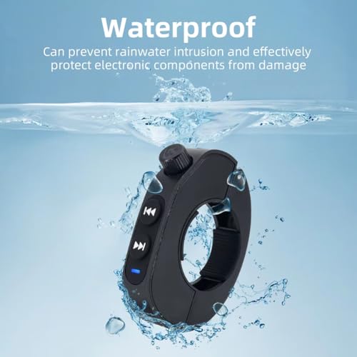 Télécommande de guidon Bluetooth pour sorties moto sous la pluie