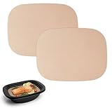 mobumeia Dauerbackfolie für Thermomix TM7 Varoma 2 Stück, Backpapier Wiederverwendbar, Zubehör für TM7 Varoma, Backunterlage Hitzebeständig & Antihaftbeschichtet