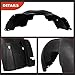 A-Premium Pair Front Inner Fenders Liner Splash Shield Set - Compatible with GMC Sierra 1500 2007-2013 - Factory Fresh (PP), Not Refurbished or Recycled