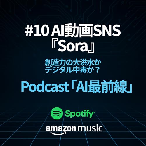 AI最前線 #10｜AI動画SNS『Sora』──創造力の大洪水か、それともデジタル中毒か？