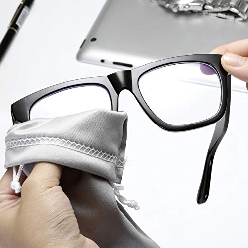 Aisswzber 4 Pack Microfiber Eyeglass Sunglasses Gadgets Cleaning & Storage Pouch #TOP1