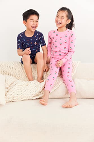 Moon and Back by Hanna Andersson Unisex Kids' 2 Piece Short Pajama Set Sleepwear3