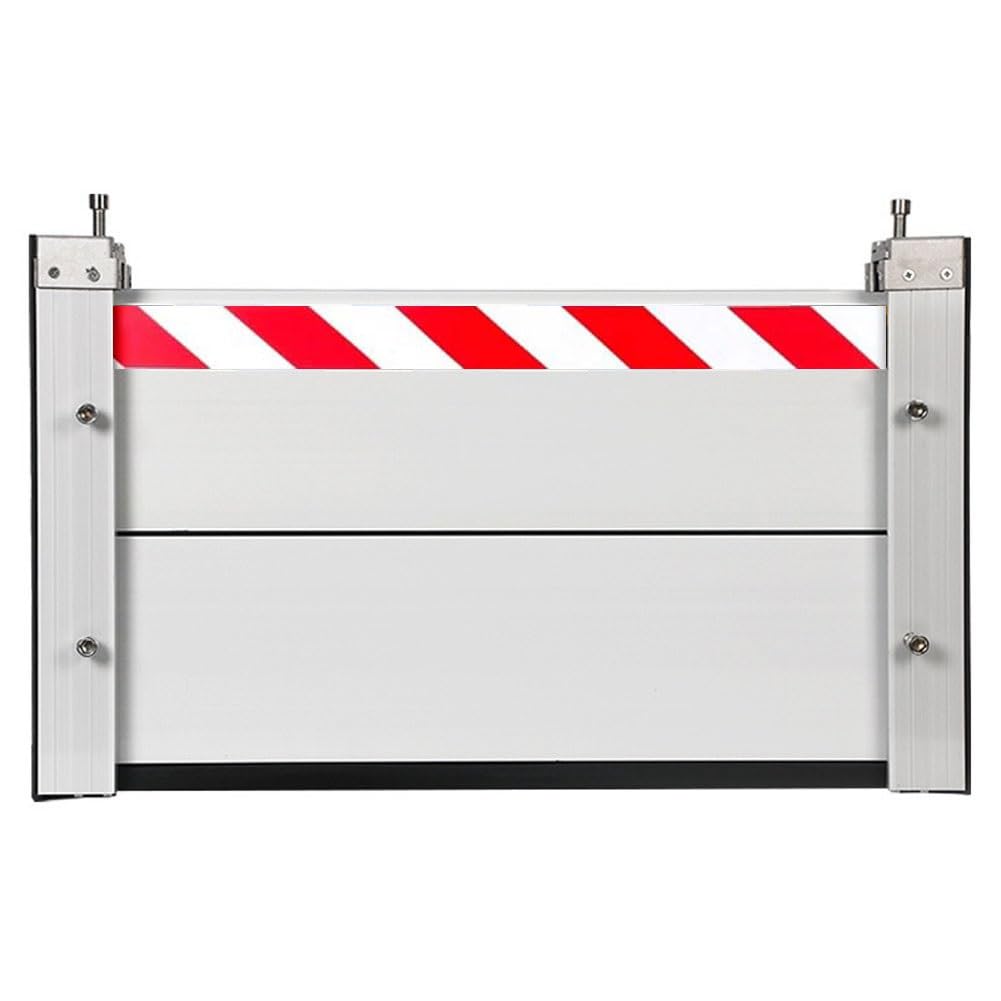 Aluminium-Hochwasserschutz-Barriere Wiederverwendbare Hochwasserschutzbarrieren Mobile Hochwasserschutz Barriere Tür Hochwassersperren-Demontagesystem Für Überschwemmungsnotfälle(110x40cm)