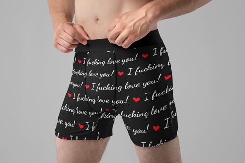 Mens Lipstick Kisses All Over Boxer Briefs Valentines Day Underwear4