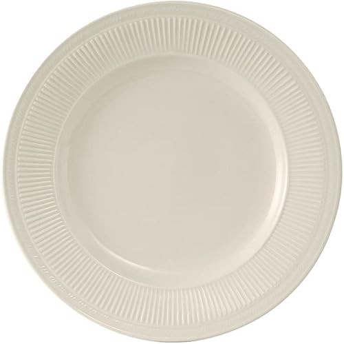 Miniatura 10 de Tuxton China HEA-103 plato, 10.5 in (de) diámetro, redondo(s), borde ancho, en relieve, apto para microondas y lavavajillas, horno prueba,