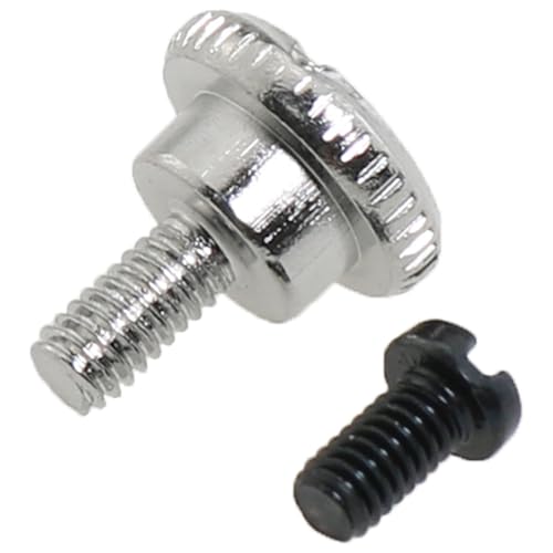 Juego de 12 tornillos metálicos para prensatelas de máquina de coser miniatura 3