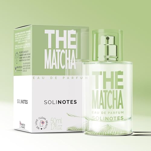 Image of Solinotes Matcha Eau de Parfum, Vanilla & Almond, Long-Lasting, 1.7 Fl Oz