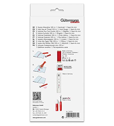 Gutermann Assorted Polyester Sew-All Hilo Seda 100m x11 miniatura 3