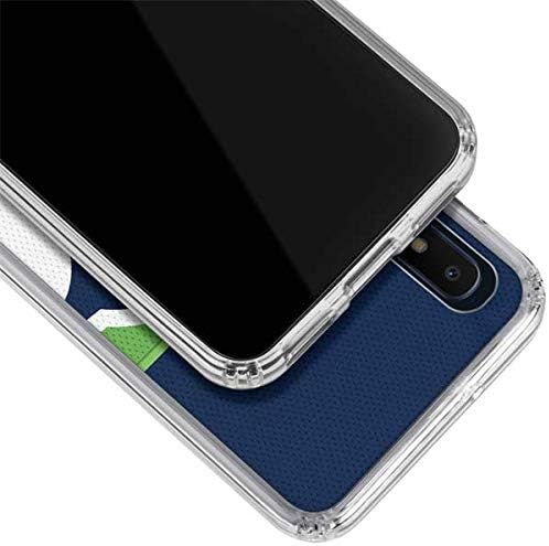 Skinit Clear Phone Case Compatible with Galaxy A10e - Officially Licensed NFL Seattle Seahawks Zone Block Design