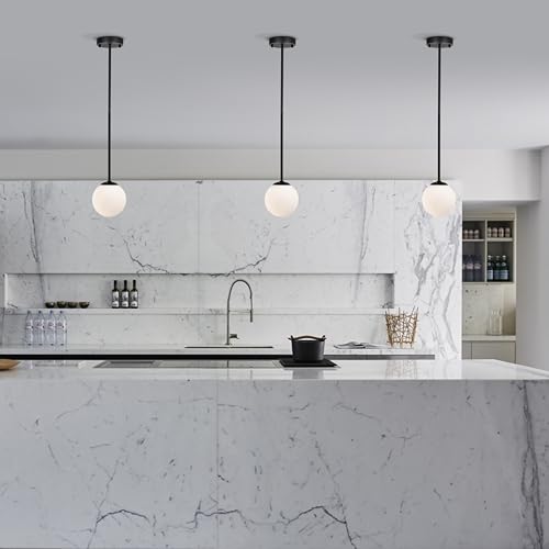 Image of Alighting Opal White 5.9 inch Frosted Glass Globe Lamp Shade