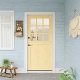 36' x 80' Exterior Prehung Dutch Entry Door (Front/Outside), Wooden Slab