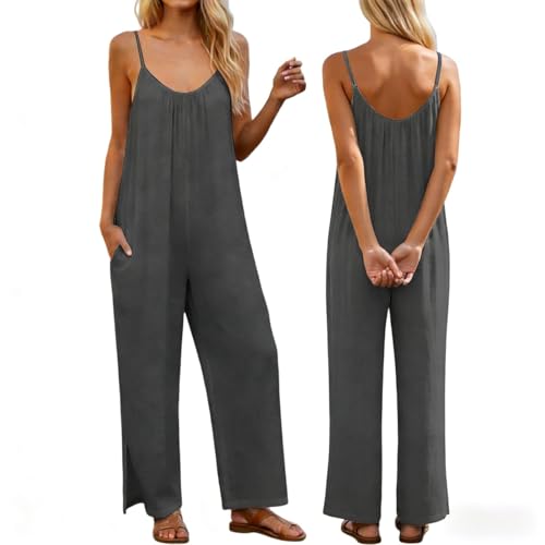 Combinaison pantalon femme coupe ample pour rester au frais et confortable tout l'été