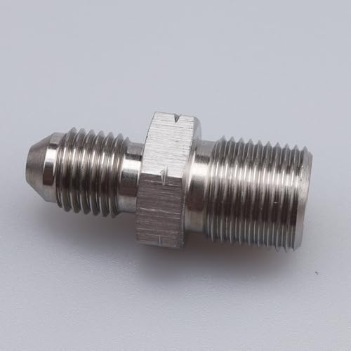 Image of AC PERFORMANCE 3AN Male to M12x1.0 Inverted Flare Brake Fitting SS