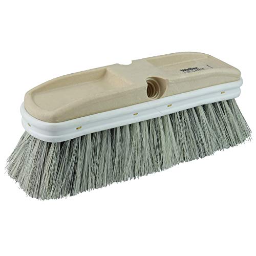 Brosse de lavage camion Weiler 44318 avec fibre grise protectrice de 24,5 cm