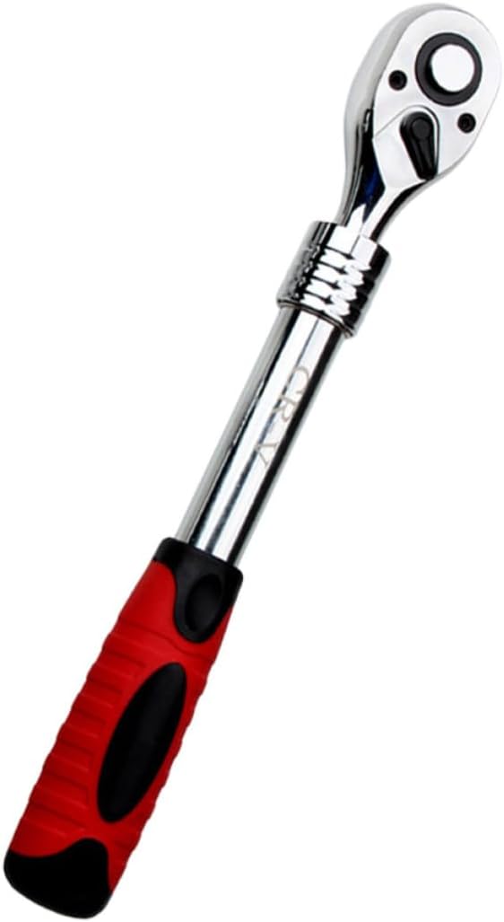Inch Telescopic Wrench Swivel Head Flex Ratchet Chrome Vanadium Steel