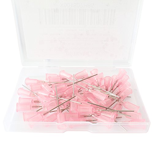 Bstean 50 Pack Blunt Tip Dispensing Needle With Luer Lock, Industrial Unsterilized (20G, 1.0 Inch) #TOP3