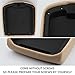 Dasbecan Center Console lid Armrest Cover Compatible with 2007-2014 Chevy Avalanche Silverado Suburban 1500 2500 GMC Yukon Sierra 2500HD 3500HD Armrest Center Console Cover Lid Kit (Beige)
