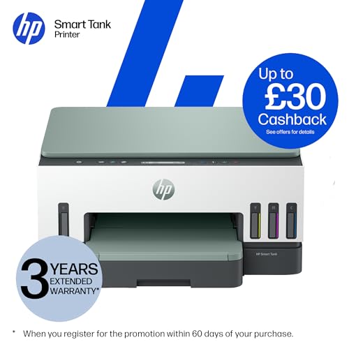 HP Smart Tank 7007 All in One Printer | Perfect for Home | Colour | Wireless | Print, Scan, Copy | Includes up to 3 Years of Ink | Refillable | 2-Sided Printing | Easy Setup | Reliable Wi-Fi - Image 3