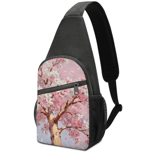 Sac dos bandoulière léger motif arbre pour vos balades nature