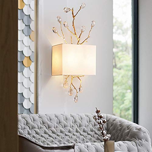 Applique 28 * 13 * 68 CM blanc style lustre branche rétro pour luminaire chambre