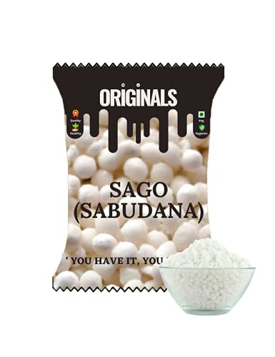 Originals™ Whole Sago | Sabudana (साबूदाना) | Healthy Indian Snack | 5 Kg (B098CXHCTW) Amazon Price History, Amazon Price Tracker