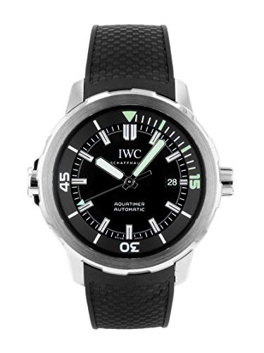 [アイダブリューシー] 腕時計 IWC IW329001 メンズ アクアタイマー オートマティック SS/ラバー ブラック [中古品] [並行輸入品]