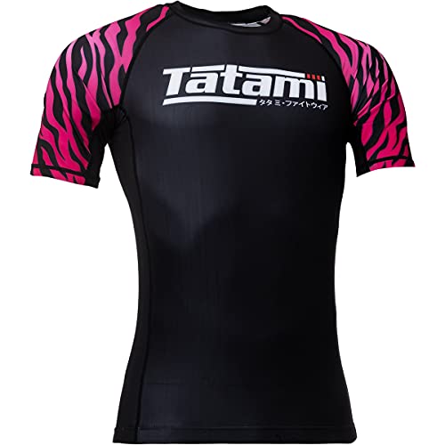 Tatami Fightwear Recharge Short Sleeve Rashguard - Pink3