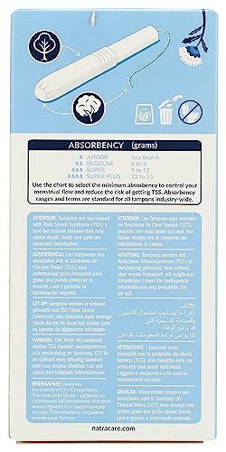 Miniatura 4 de Natracare - Tampón Extra Con Aplicador - Producto Natural - Ideal Para Flujo Menstrual De Medio A Intenso - Sin Plásticos Ni Químicos - Suave Y Fácil De Colocar - Aptos Para Veganos - 16 Tampones