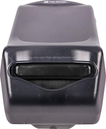 San Jamar H5005 Venue Countertop Fullfold Control Napkin Dispenser, 550 Capacity, 8" Width X 7-1/4" Height X 15-3/4" Depth, Black Pearl #TOP8