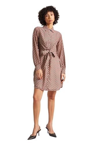 Image of Zaccai Women's Georgette Geometric Button Down Dress