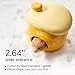 tafit Ceramic Igloo Hamster Hideout - Small Animal Habitat Decor Hut for Syrian & Dwarf Hamsters, Gerbils, Mice, Rats - Home House with Ice Box (Orange)