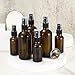 ALIFEIA Botellas de spray de vidrio ámbar de 100 ml Imagen de ALIFEIA Botellas de spray de vidrio ámbar de 100 ml