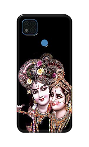 Image of PRINTFIDAA� Printed Hard Back Cover Case for Mi Poco C31 Back Cover (Radha Krishna) -2808