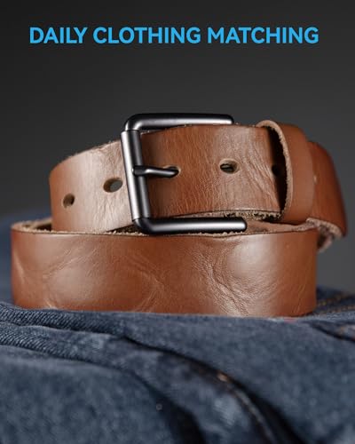 Full Grain Leather Belt for Men - Mens Belts Casual with Genuine Leather - Handcrafted Elegance for Your Wardrobe4