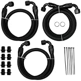 COOLINGBEST Upgraded Transmission Cooler Lines for 2006-2010 Chevy/GMC 6.6L LBZ LMM Duramax Oil Cooler & Line Kit 2007 2008 2009