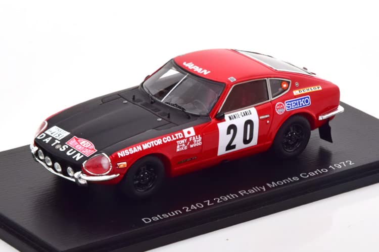 ミニカー Spark Datsun 240Z 3rd Monte Carlo 1972 1/43 Spark Datsun