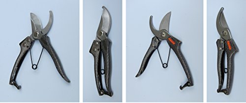 Tijeras de podar profesionales acero inoxidable 8 pulg miniatura 2