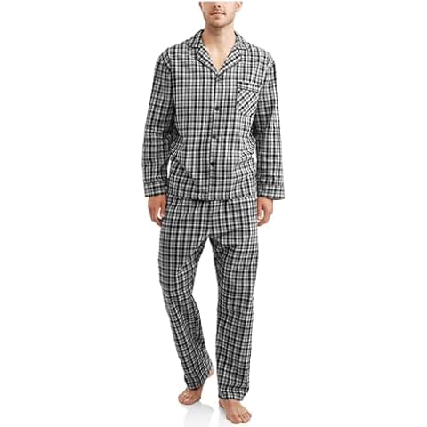 Conjunto de pijama tejido liso Hanes para hombre Cover