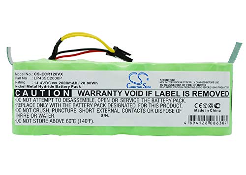 Batterie pour Ariete résout les pannes d'autonomie 2000mAh 00P271100ARD