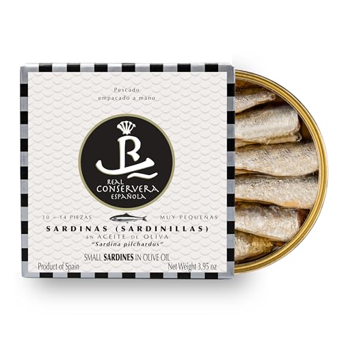 Conservas Real Conservera Española Sardinillas en Aceite de Oliva 10/14 piezas 120 gr