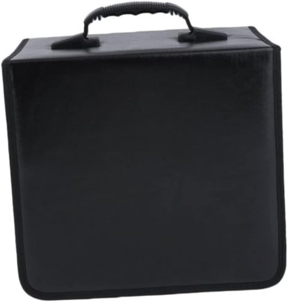 Discs Portable CD Dvd Storage Case Capacity Organizer Holder for Media Easy Convenient Carrying for Home Travel Black