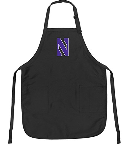 Broad Bay Northwestern Aprons NU Wildcats w/Pockets Grilling Gift Him Her Men